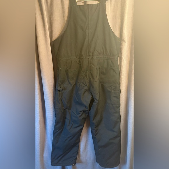 Carhartt Black Insulated Overalls 44x32 - Picture 2 of 3